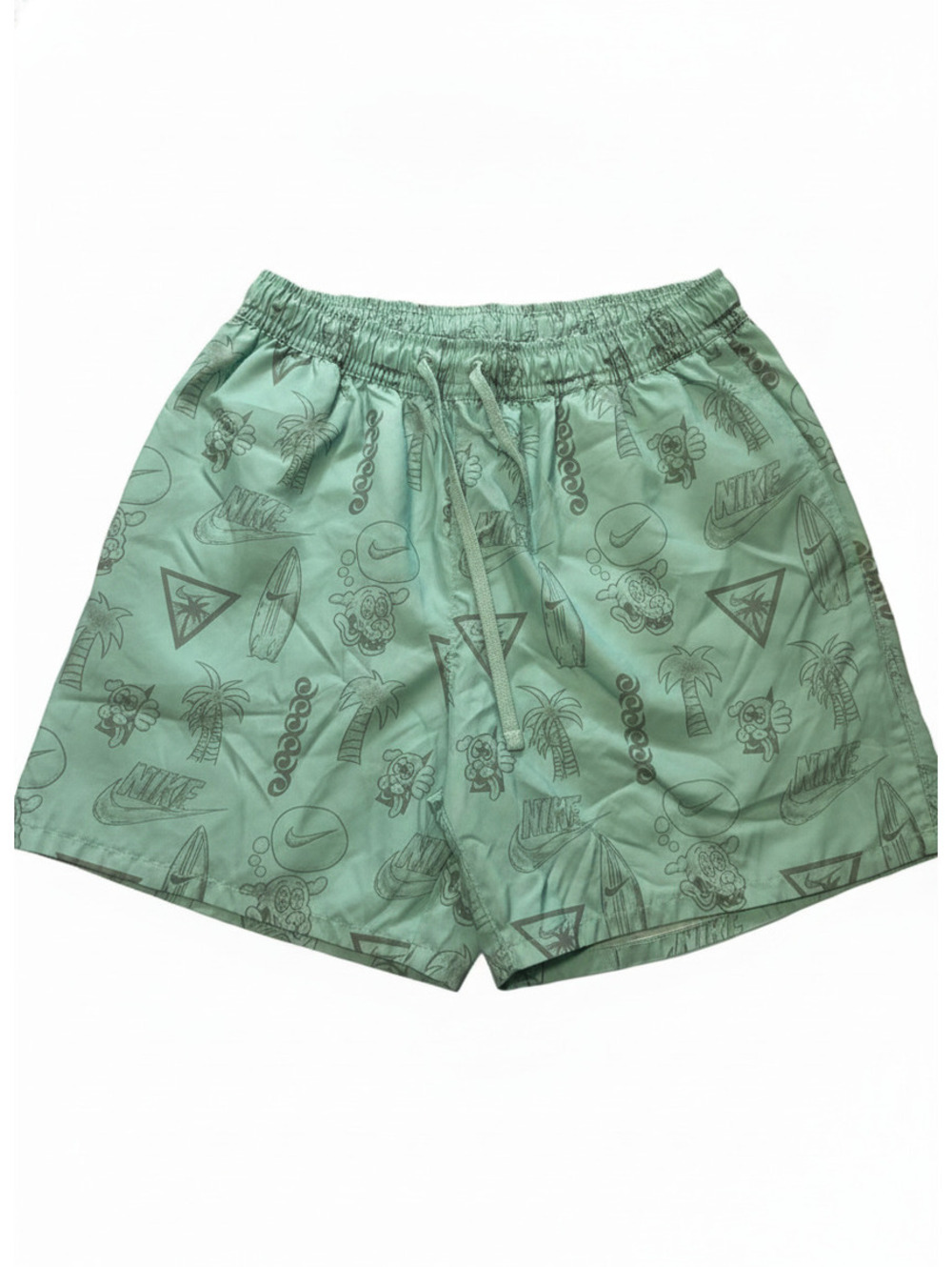 Nike Sportswear Woven Flow Shorts Men's L Enamel Green Swim FJ1652-308